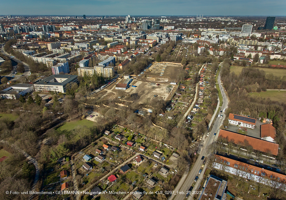 20.02.2023 -  der verschwundene Hachinger Bach in Neuperlach und Berg am Laim